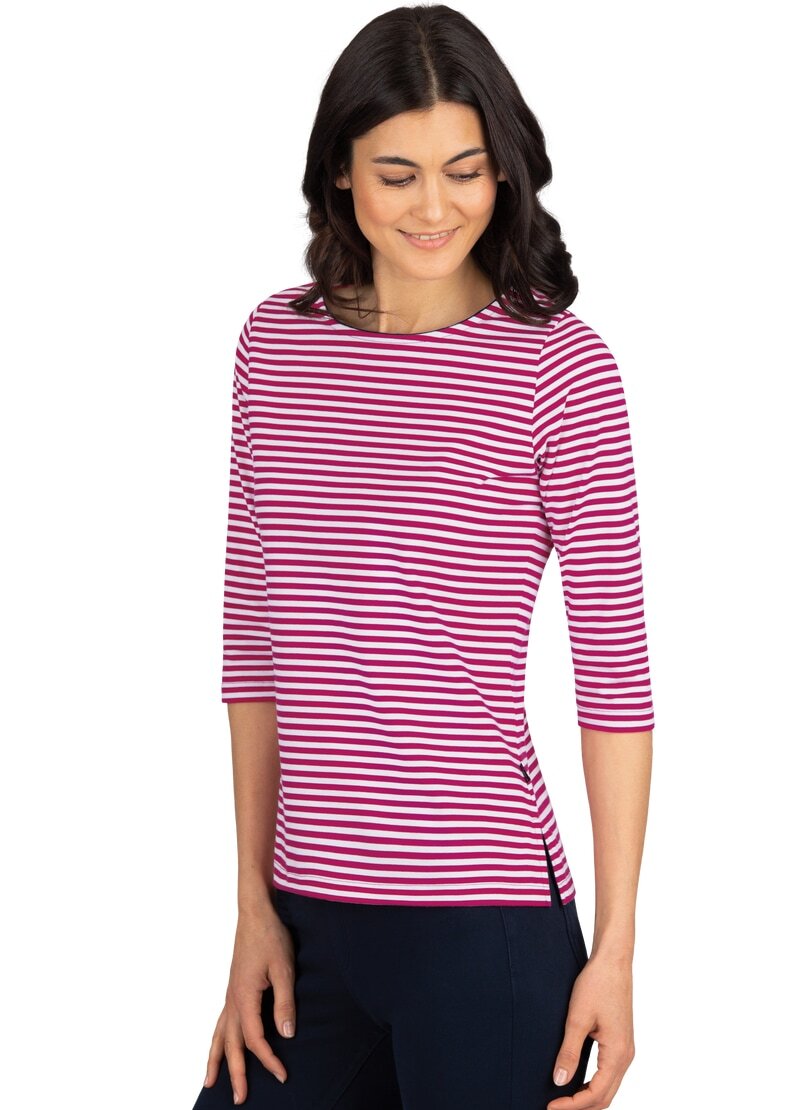 Trigema Longsleeve »TRIGEMA Shirt aus 100% Baumwolle mit 3/4-Arm« Trigema Longsleeve »TRIGEMA Shirt aus 100% Baumwolle mit 3/4-Arm« von Trigema