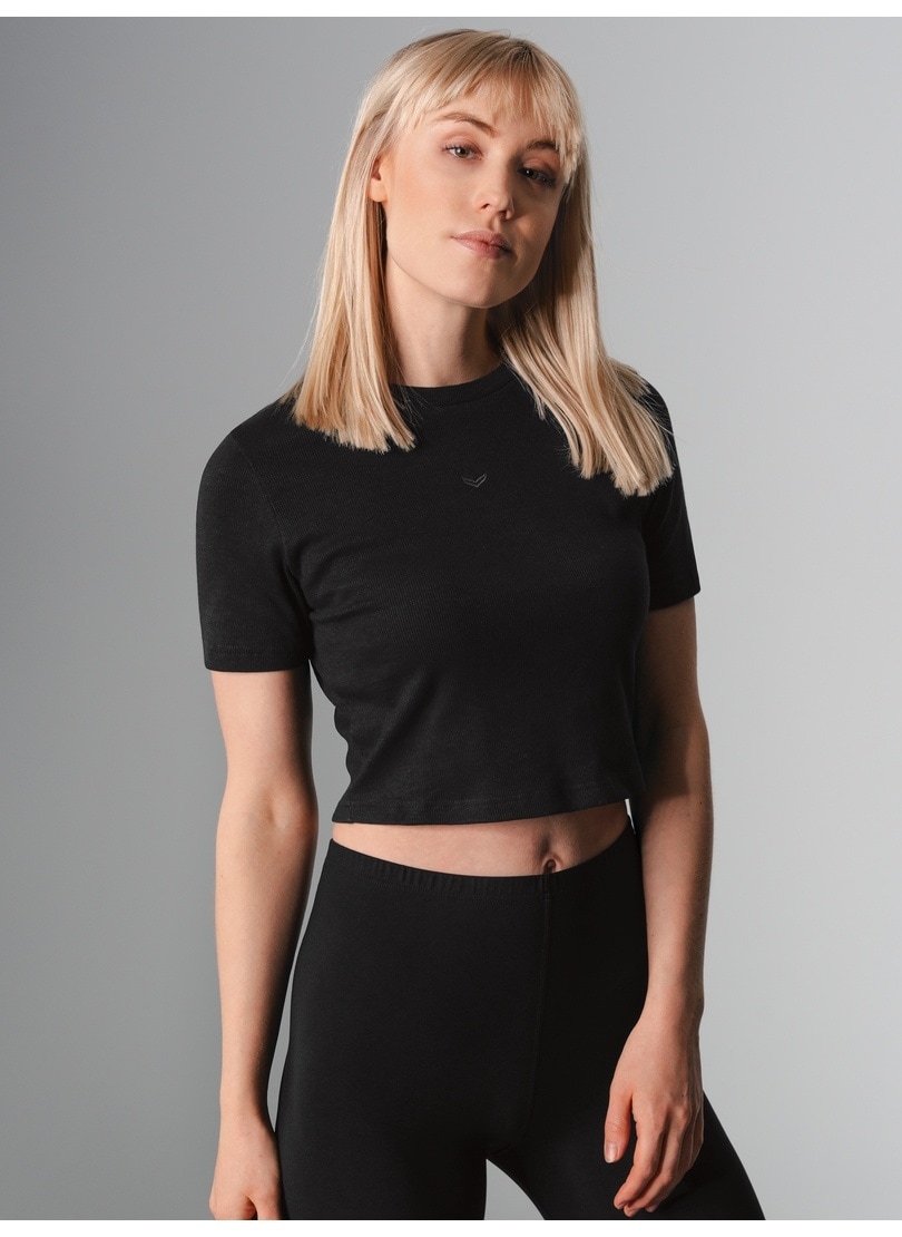 Trigema T-Shirt »TRIGEMA Modisches Crop-Top« von Trigema