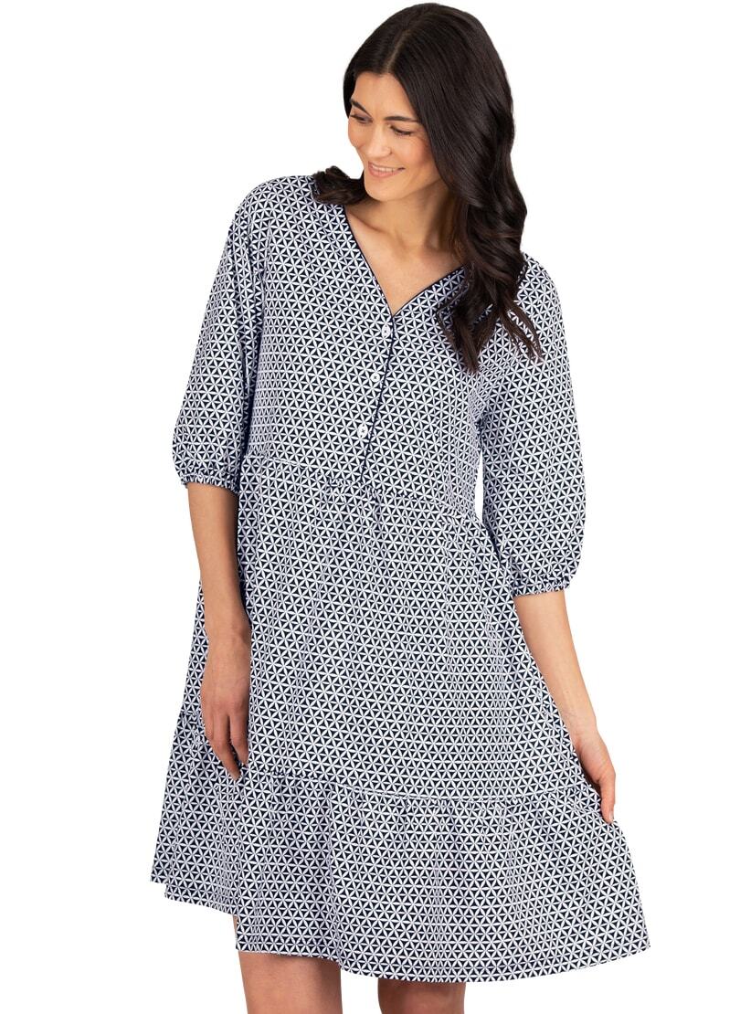 Trigema Jerseykleid »TRIGEMA Freizeitkleid mit angesagtem Retro-Muster« Trigema Jerseykleid »TRIGEMA Freizeitkleid mit angesagtem Retro-Muster« von Trigema