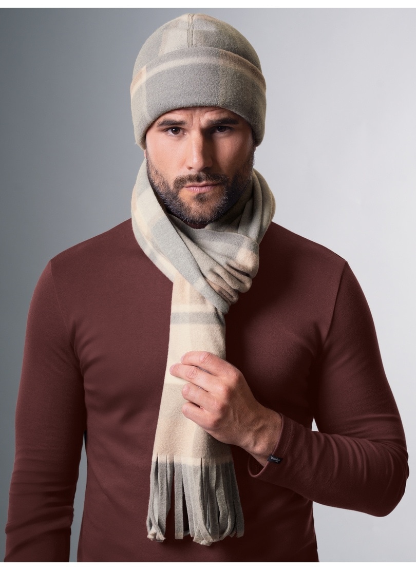 Trigema Fleeceschal »TRIGEMA Fleece-Schal mit Karo-Muster« Trigema Fleeceschal »TRIGEMA Fleece-Schal mit Karo-Muster« von Trigema