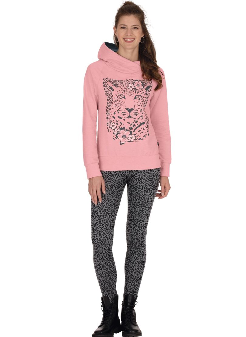 Trigema Kapuzensweatshirt »TRIGEMA Homewear Set mit Leoparden-Print« von Trigema