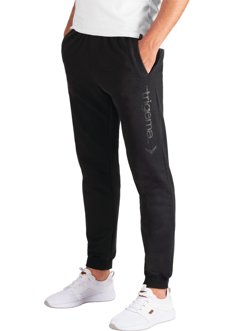 Trigema Jerseyhose »TRIGEMA Freizeithose mit TRIGEMA-Aufdruck«, (1 tlg.) von Trigema