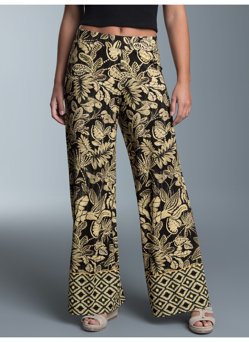 Trigema Jerseyhose »TRIGEMA Hüfthose mit floralem Allover-Print«, (1 tlg.) von Trigema