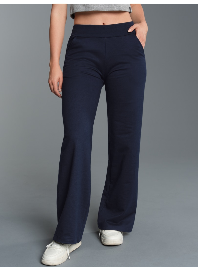 Trigema Jerseyhose »TRIGEMA Jogginghose mit weitem Bein«, (1 tlg.) von Trigema