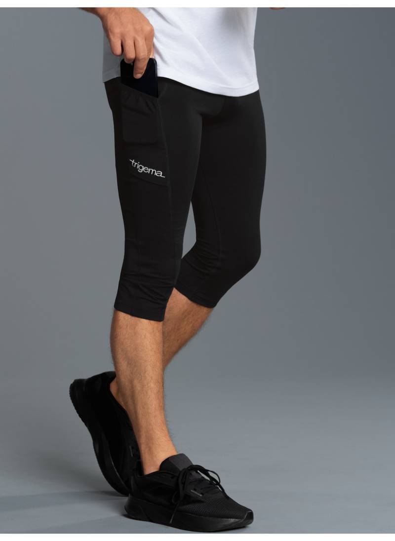 Trigema Jerseyhose »TRIGEMA Kurze Sportleggings mit Seitentasche«, (1 tlg.) von Trigema