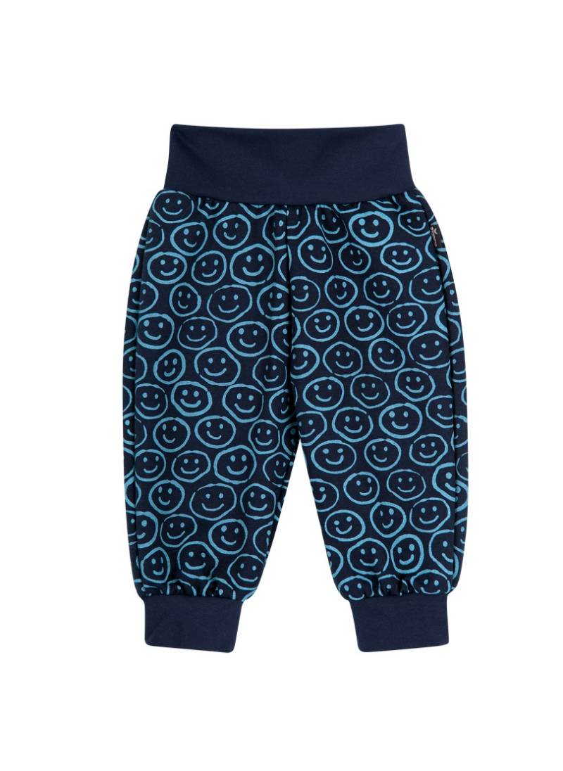 Trigema Jerseyhose »TRIGEMA Lange Hose mit lustigem Smiley-Motiv«, (1 tlg.) von Trigema