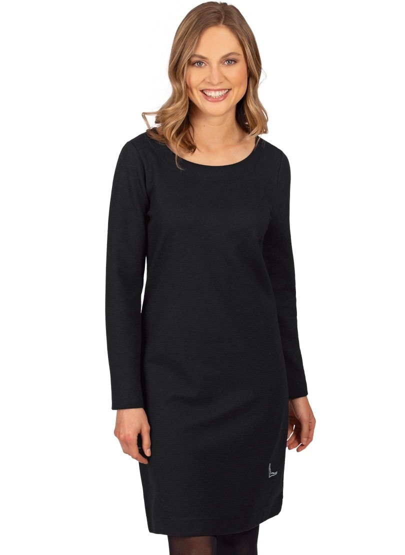 Trigema Jerseykleid »TRIGEMA Knielanges Kleid mit langen Ärmeln« Trigema Jerseykleid »TRIGEMA Knielanges Kleid mit langen Ärmeln« von Trigema