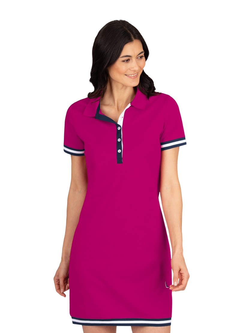 Trigema Jerseykleid »TRIGEMA Polokleid mit kontrastfarbigen Akzenten« von Trigema