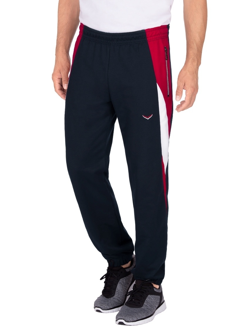 Trigema Jerseyhose »TRIGEMA Jogginghose mit kontrastfarbigen Einsätzen«, (1 tlg.) Trigema Jerseyhose »TRIGEMA Jogginghose mit kontrastfarbigen Einsätzen«, (1 tlg.) von Trigema