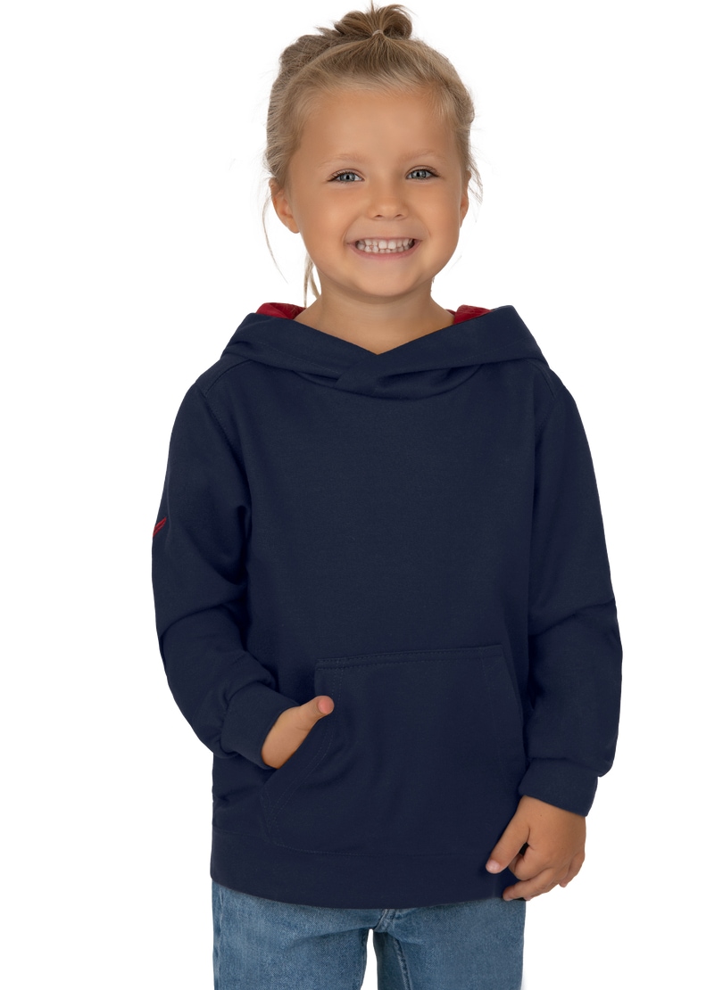 Trigema Sweatshirt »TRIGEMA Kapuzenpullover mit Kängurutasche« von Trigema