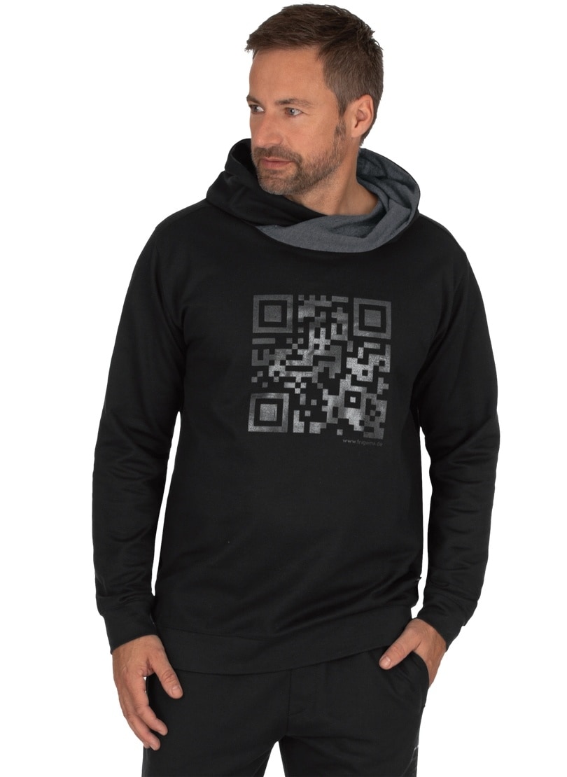 Trigema Sweatshirt »TRIGEMA Kapuzenpullover mit QR-Code-Muster« Trigema Sweatshirt »TRIGEMA Kapuzenpullover mit QR-Code-Muster« von Trigema