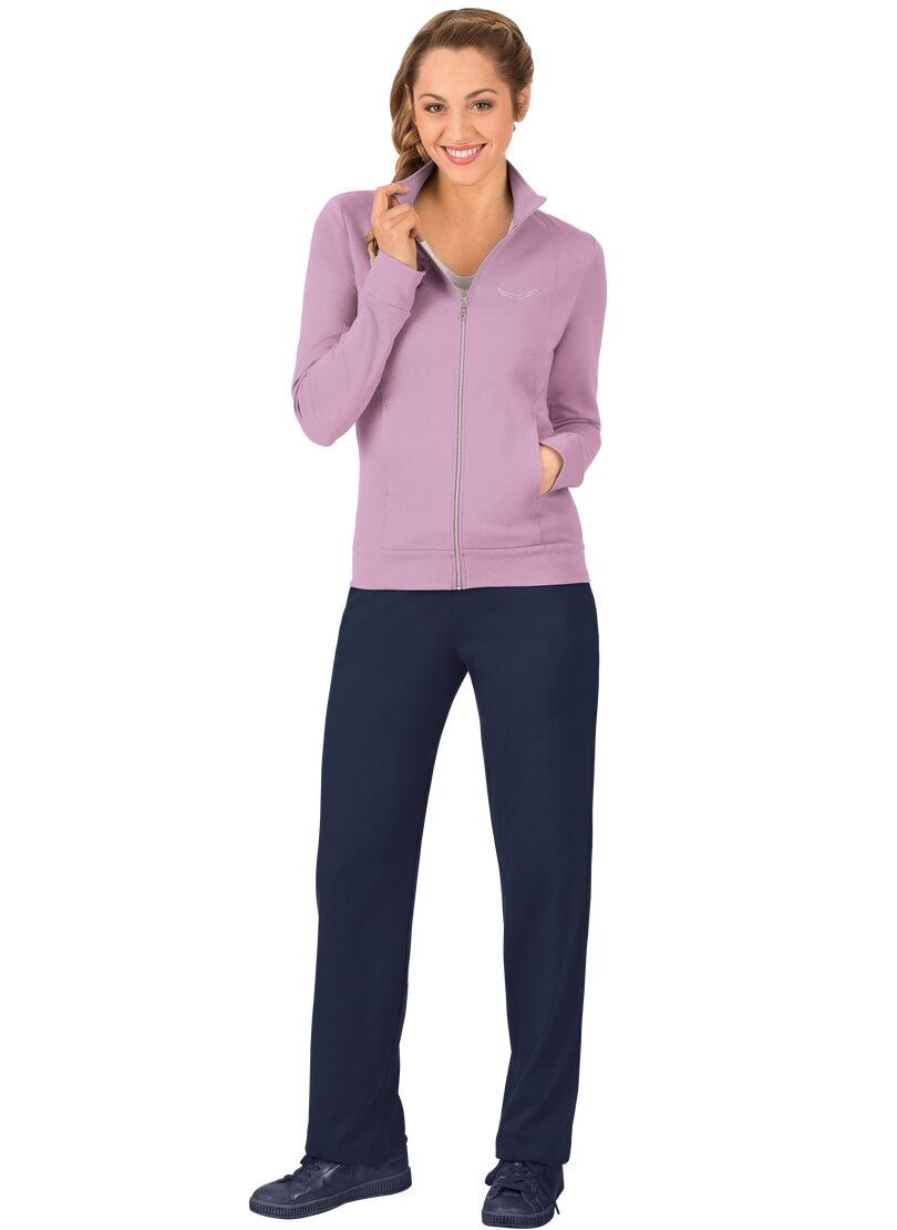Trigema Jogginganzug »TRIGEMA Freizeitanzug mit Kristallsteinen«, (2 tlg.) Trigema Jogginganzug »TRIGEMA Freizeitanzug mit Kristallsteinen«, (2 tlg.) von Trigema