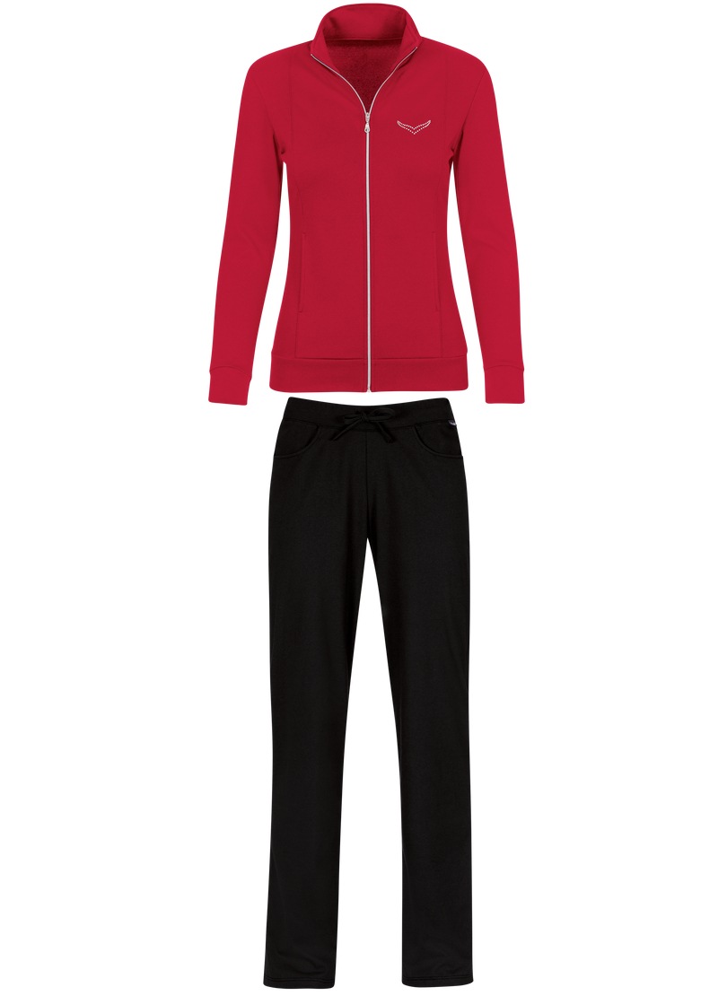 Trigema Jogginganzug »TRIGEMA Freizeitanzug mit Kristallsteinen«, (2 tlg.) Trigema Jogginganzug »TRIGEMA Freizeitanzug mit Kristallsteinen«, (2 tlg.) von Trigema