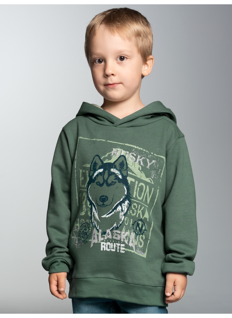 Trigema Kapuzensweatshirt »TRIGEMA Hoodie mit grossem Husky-Printmotiv« Trigema Kapuzensweatshirt »TRIGEMA Hoodie mit grossem Husky-Printmotiv« von Trigema