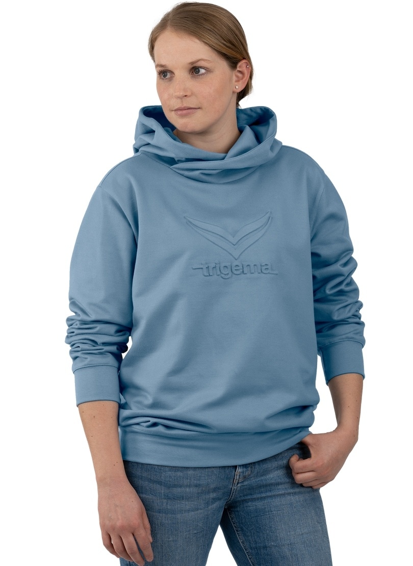 Trigema Kapuzensweatshirt »TRIGEMA Kapuzenpullover mit grossem 3D-Motiv« von Trigema