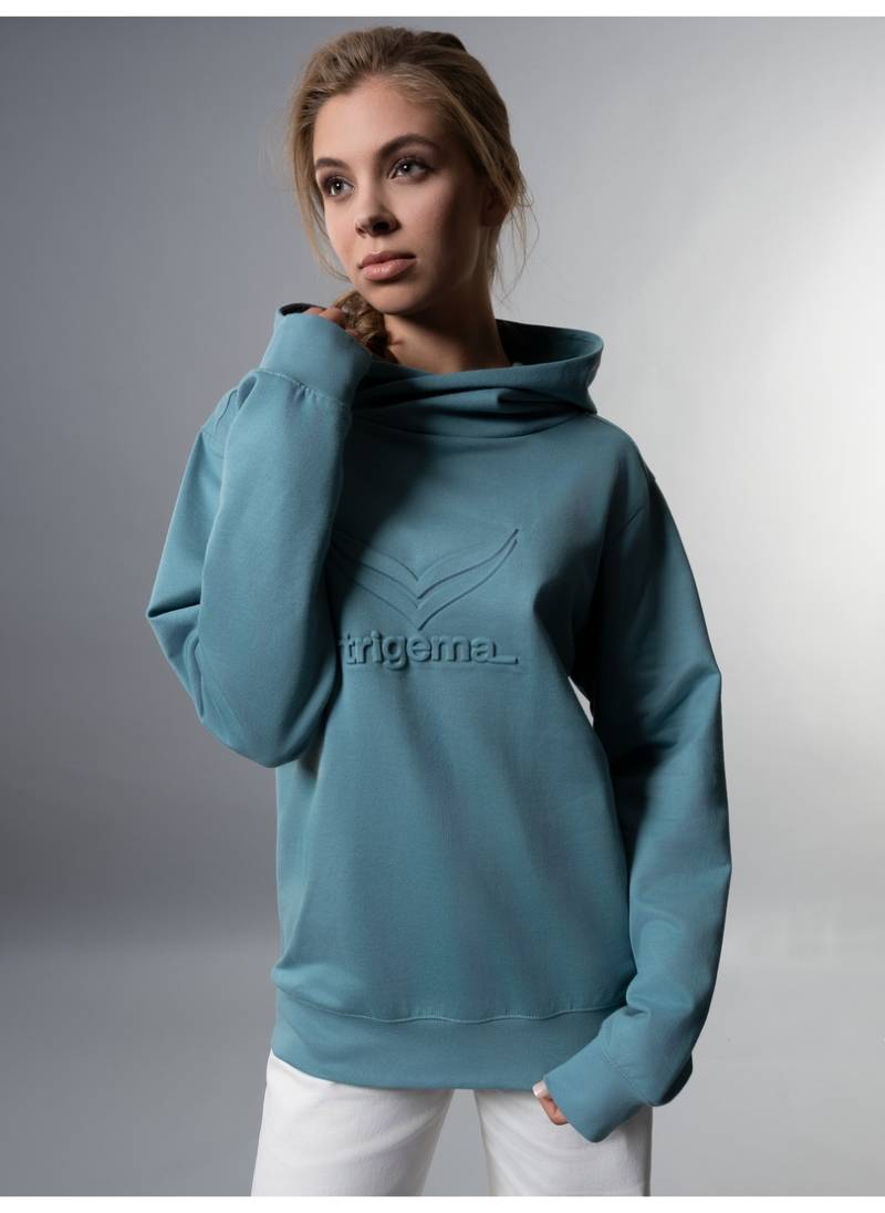 Trigema Kapuzensweatshirt »TRIGEMA Kapuzenpullover mit grossem 3D-Motiv« von Trigema