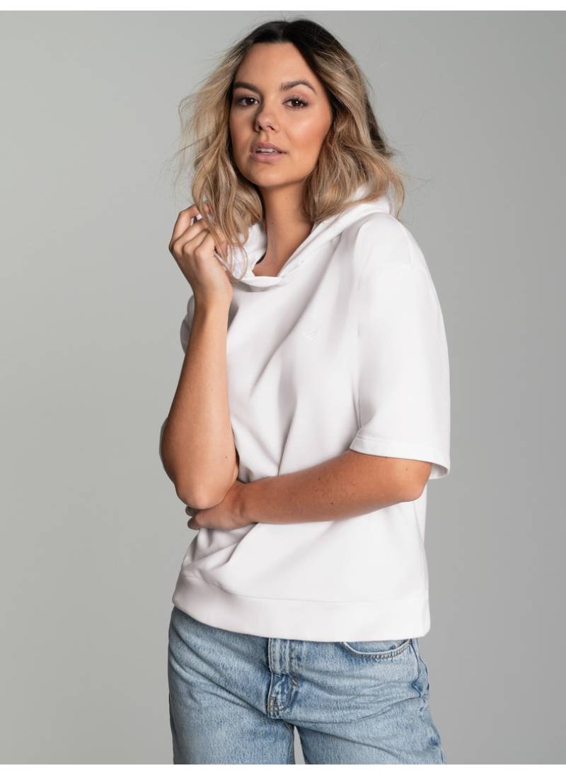 Trigema Kapuzensweatshirt »TRIGEMA Kurzarm Cropped Hoodie« von Trigema