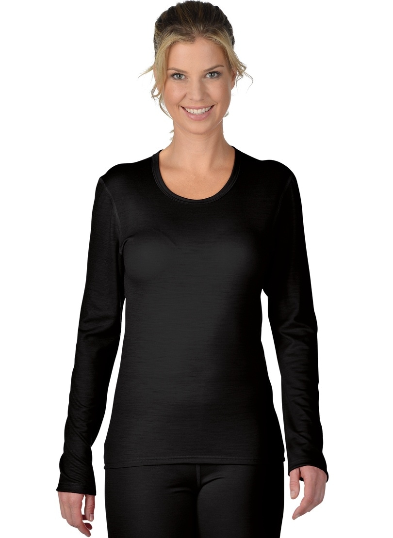 Trigema Longsleeve »TRIGEMA Sportshirt aus Merinowolle« von Trigema