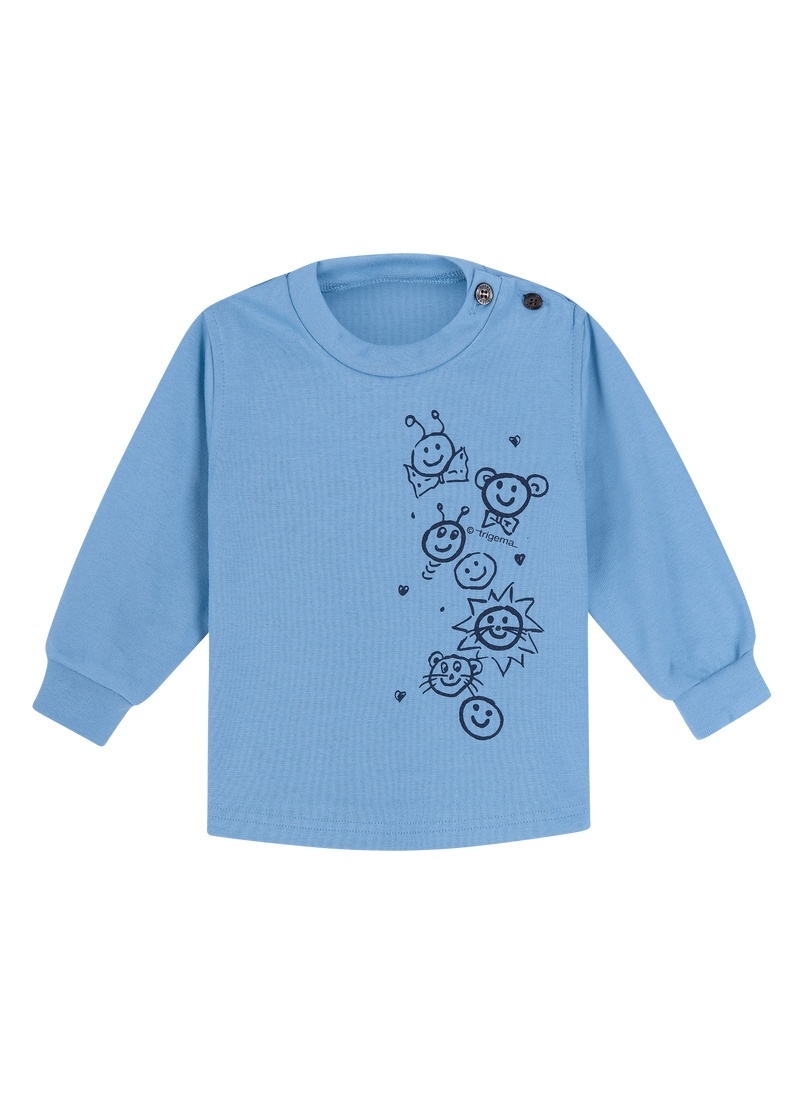 Trigema Langarmshirt »TRIGEMA Baby-Shirt mit lustigem Druckmotiv« Trigema Langarmshirt »TRIGEMA Baby-Shirt mit lustigem Druckmotiv« von Trigema