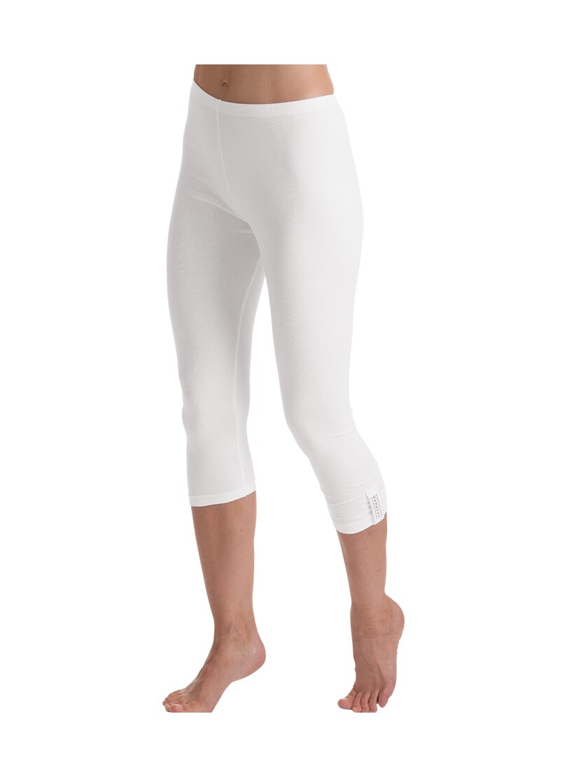 Trigema Leggings »TRIGEMA Leggings 7/8 mit Kristallsteinen«, (1 tlg.) von Trigema