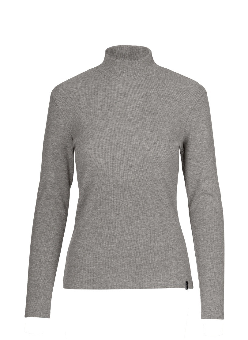 Trigema Longsleeve »TRIGEMA Langarm Shirt mit modischem Stehkragen«, (1 tlg.) von Trigema