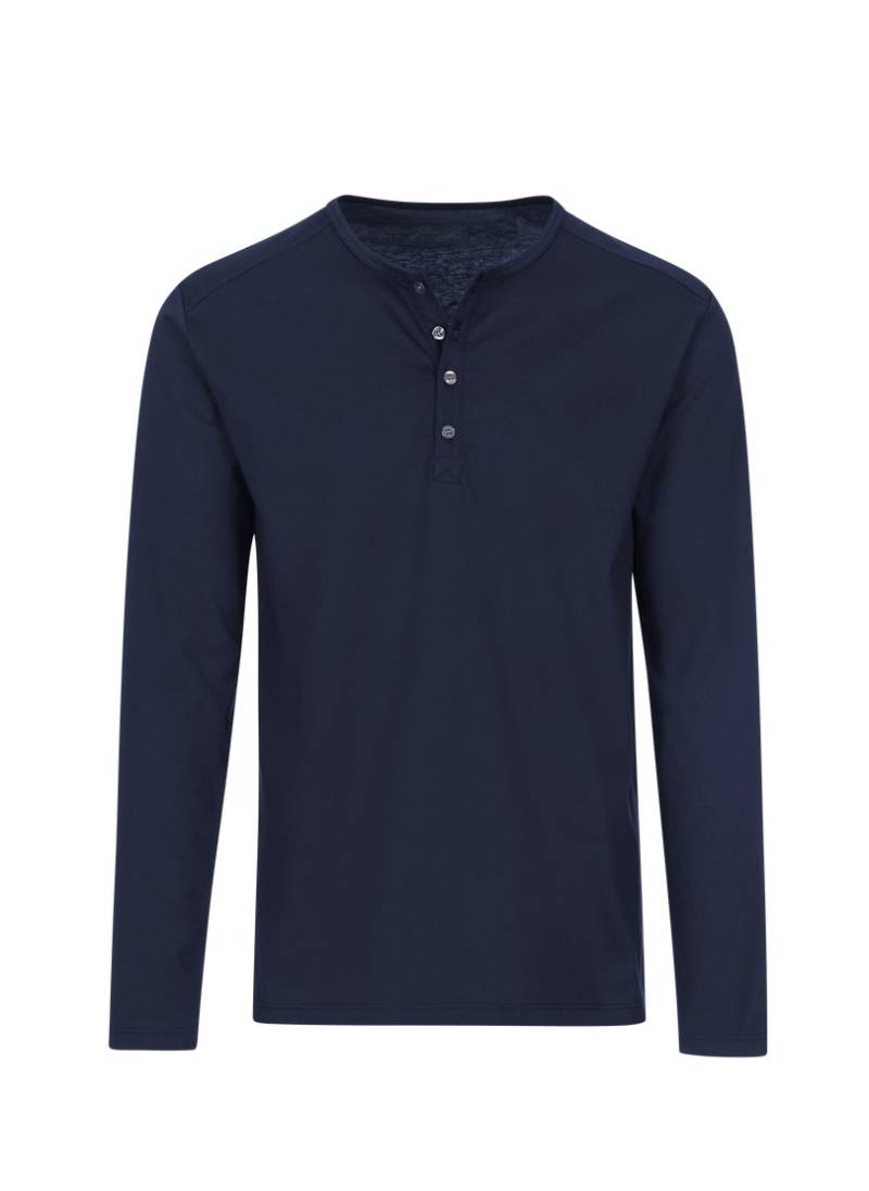 Trigema Longsleeve »TRIGEMA Langarmshirt mit Knopfleiste«, (1 tlg.) von Trigema