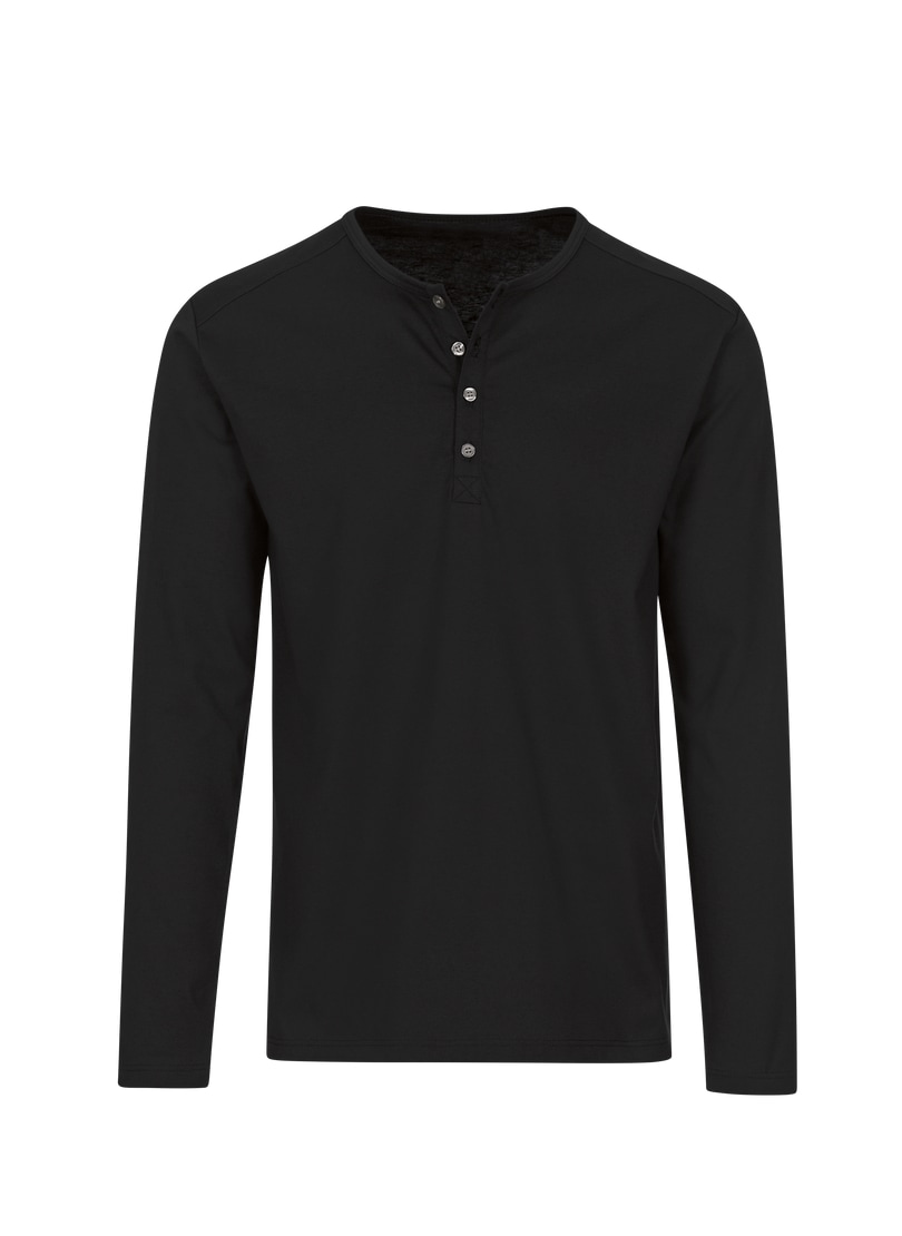 Trigema Longsleeve »TRIGEMA Langarmshirt mit Knopfleiste« von Trigema