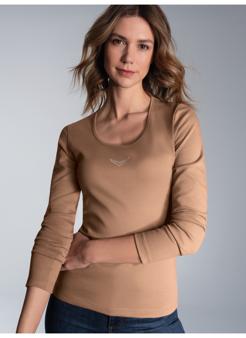 Trigema Longsleeve »TRIGEMA Langarmshirt mit Kristallsteinen«, (1 tlg.) von Trigema