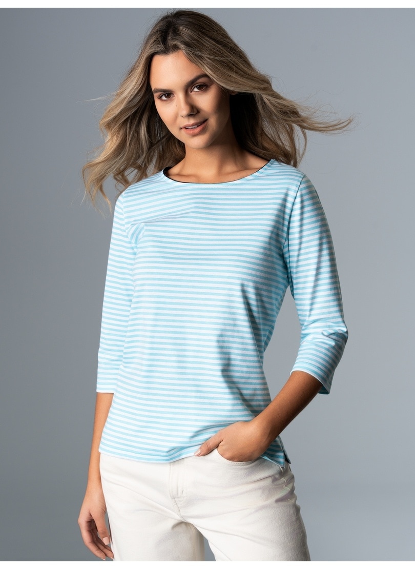 Trigema Longsleeve »TRIGEMA Shirt aus 100% Baumwolle mit 3/4-Arm« von Trigema