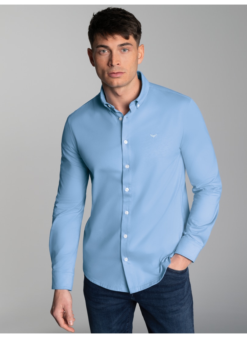 Trigema Poloshirt »TRIGEMA Business-Hemd aus DELUXE-Single-Jersey«, (1 tlg.) von Trigema