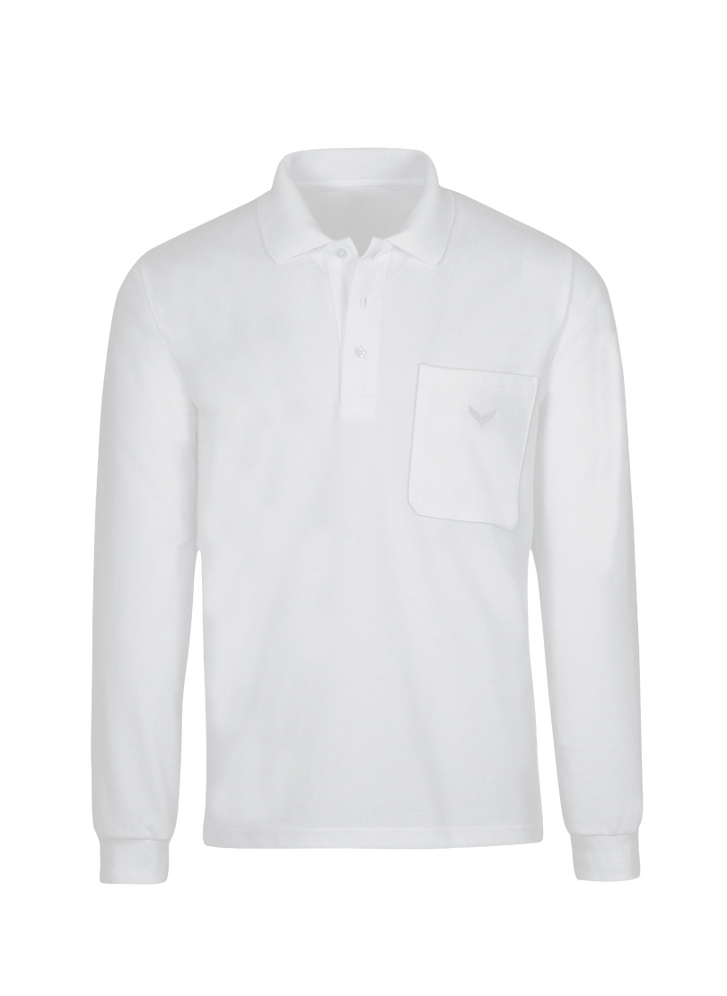 Trigema Poloshirt »TRIGEMA Langarm Poloshirt aus Baumwolle« von Trigema