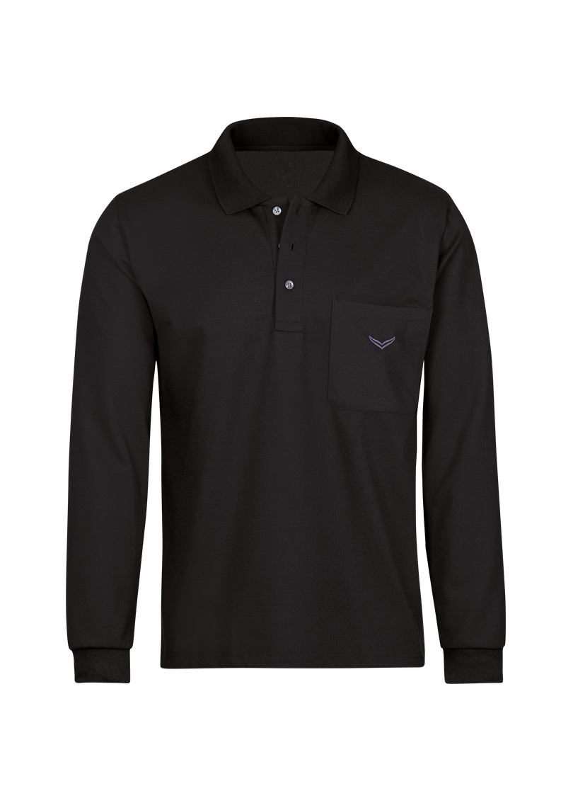 Trigema Poloshirt »TRIGEMA Langarm Poloshirt aus Baumwolle« von Trigema