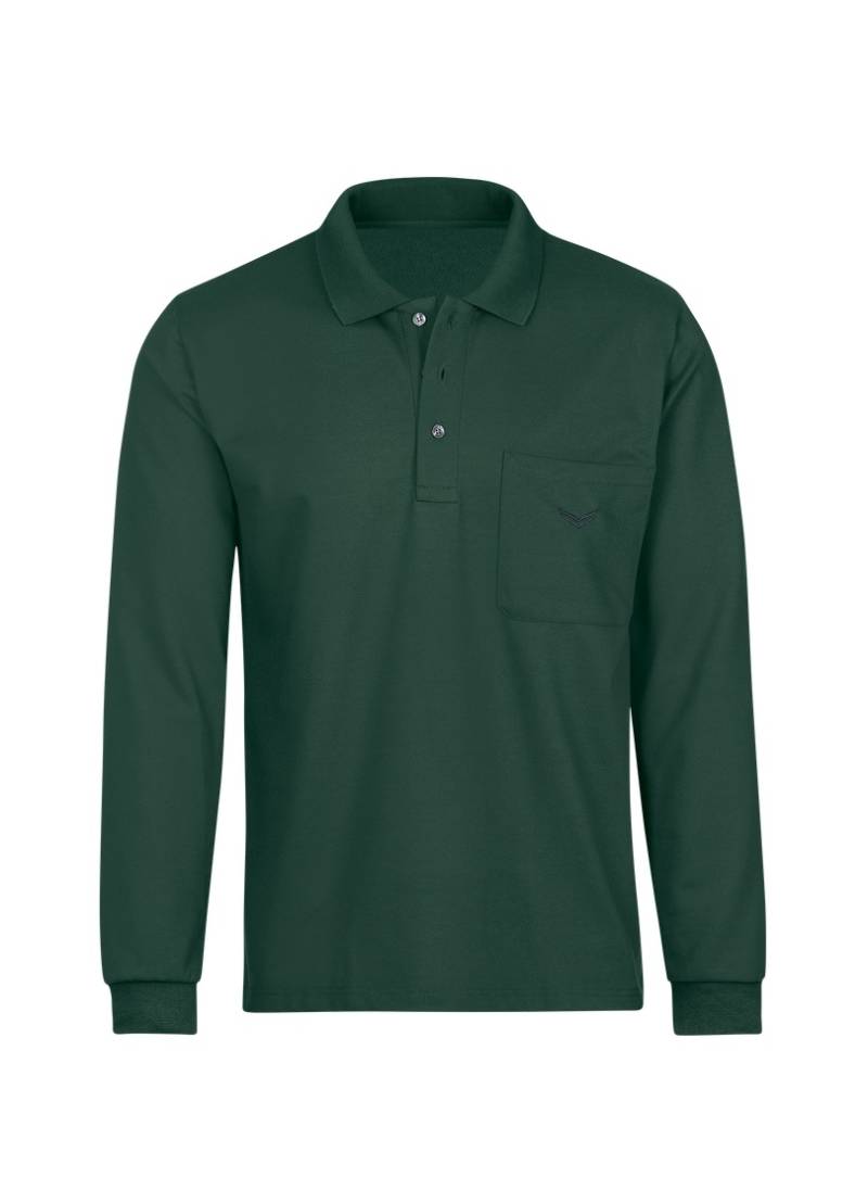 Trigema Poloshirt »TRIGEMA Langarm Poloshirt aus Baumwolle« von Trigema