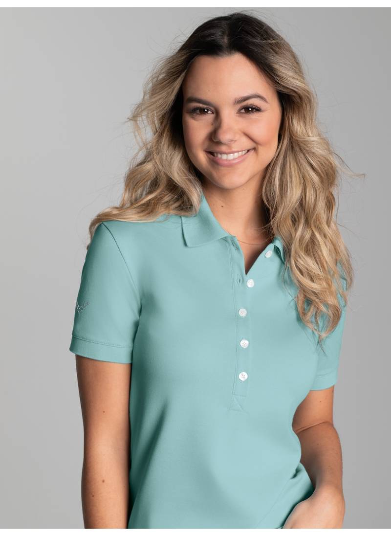 Trigema Poloshirt »TRIGEMA Poloshirt mit Kristallsteinen«, (1 tlg.) von Trigema