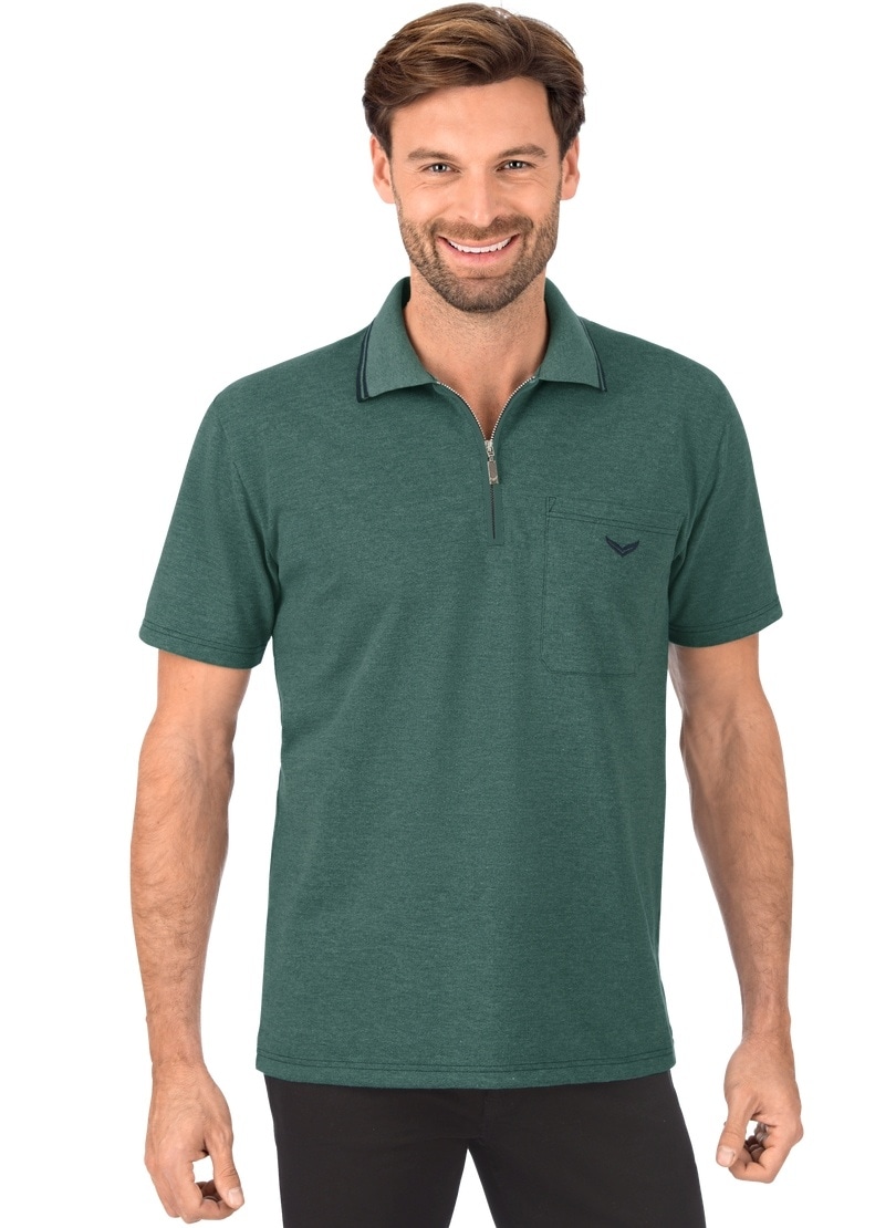 Trigema Poloshirt »TRIGEMA Poloshirt mit Reissverschluss« von Trigema