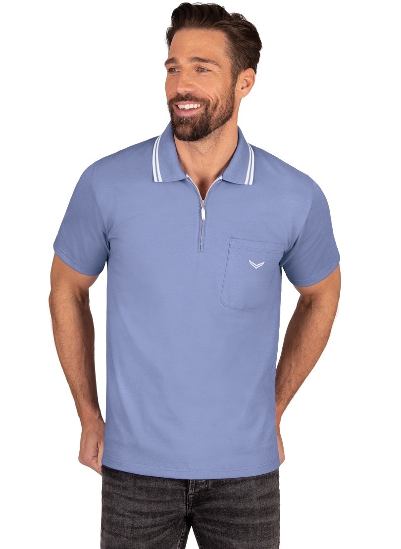 Trigema Poloshirt »TRIGEMA Poloshirt mit Reissverschluss« von Trigema