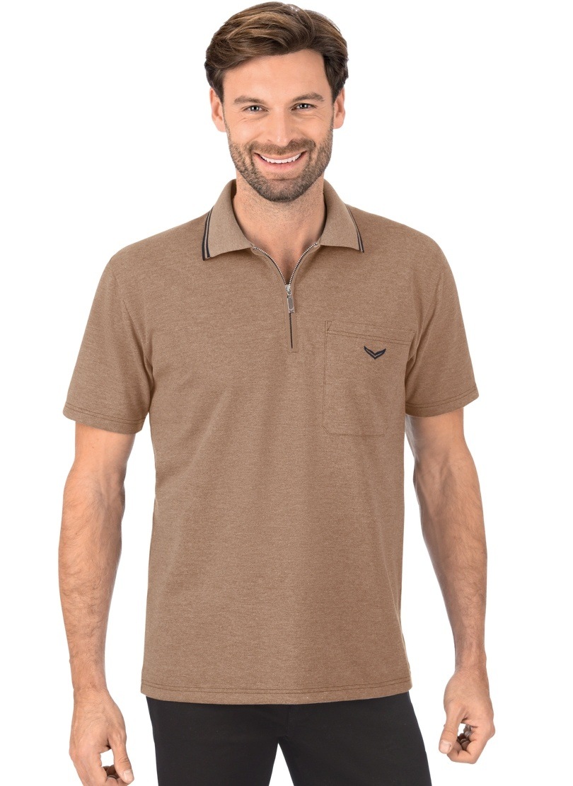 Trigema Poloshirt »TRIGEMA Poloshirt mit Reissverschluss« von Trigema