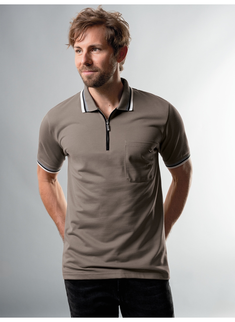 Trigema Poloshirt »TRIGEMA Poloshirt mit Reissverschluss« von Trigema