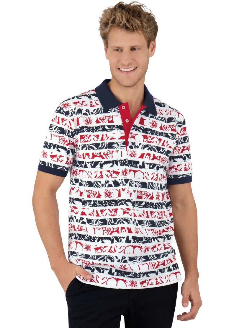 Trigema Poloshirt »TRIGEMA Poloshirt mit floralem Streifenmuster« Trigema Poloshirt »TRIGEMA Poloshirt mit floralem Streifenmuster« von Trigema