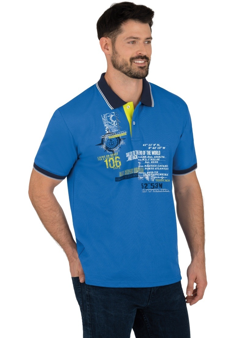Trigema Poloshirt »TRIGEMA Poloshirt mit maritimem Druckmotiv«, (1 tlg.) von Trigema