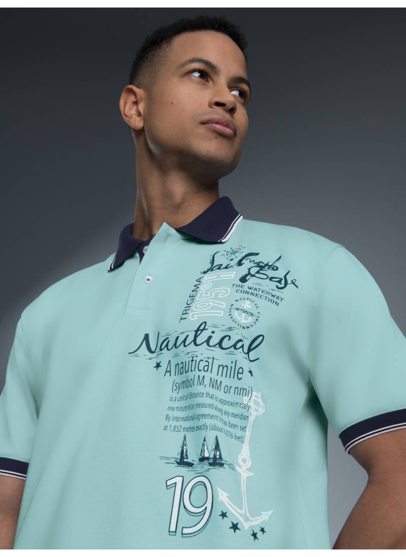 Trigema Poloshirt »TRIGEMA Poloshirt mit maritimem Printmotiv«, (1 tlg.) von Trigema