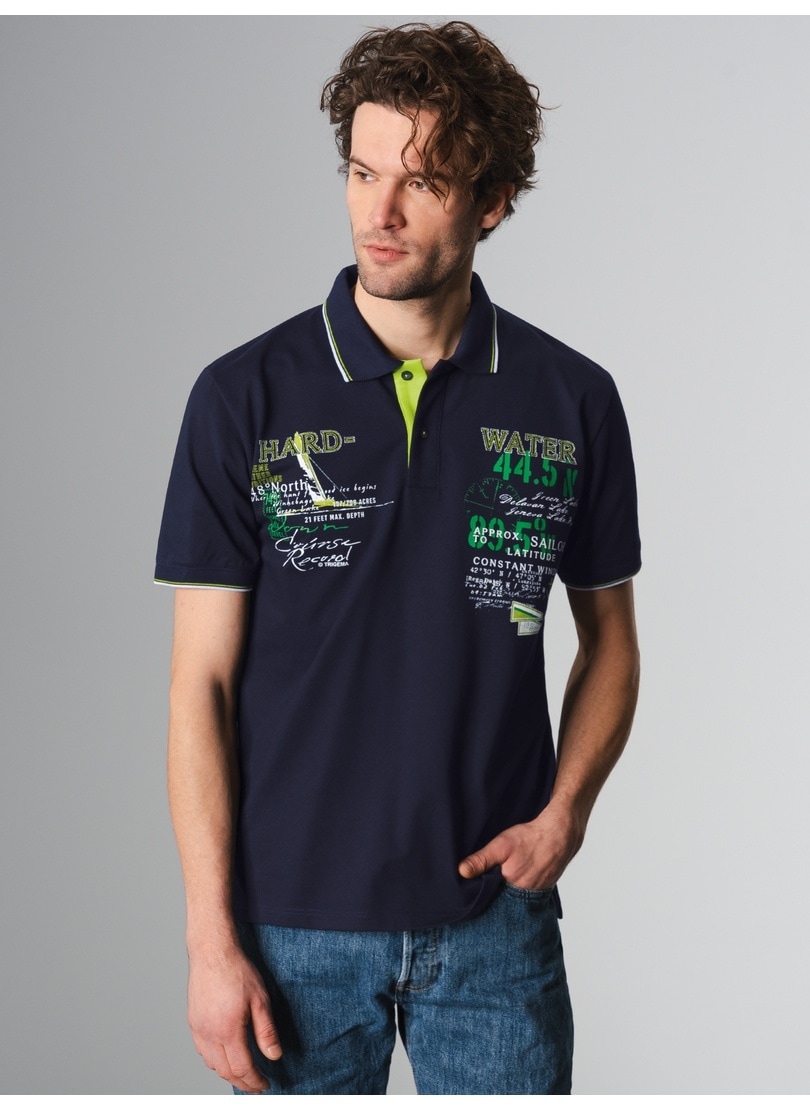 Trigema Poloshirt »TRIGEMA Poloshirt mit maritimem Printmotiv« von Trigema