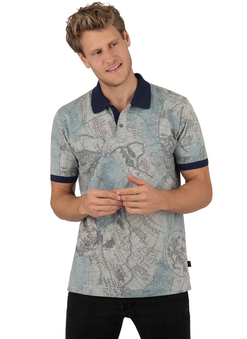 Trigema Poloshirt »TRIGEMA Poloshirt mit modischem Allover-Print« Trigema Poloshirt »TRIGEMA Poloshirt mit modischem Allover-Print« von Trigema