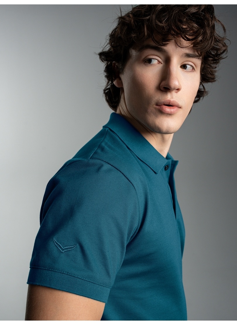 Trigema Poloshirt »TRIGEMA Slim Fit Poloshirt aus DELUXE-Piqué«, (1 tlg.) von Trigema
