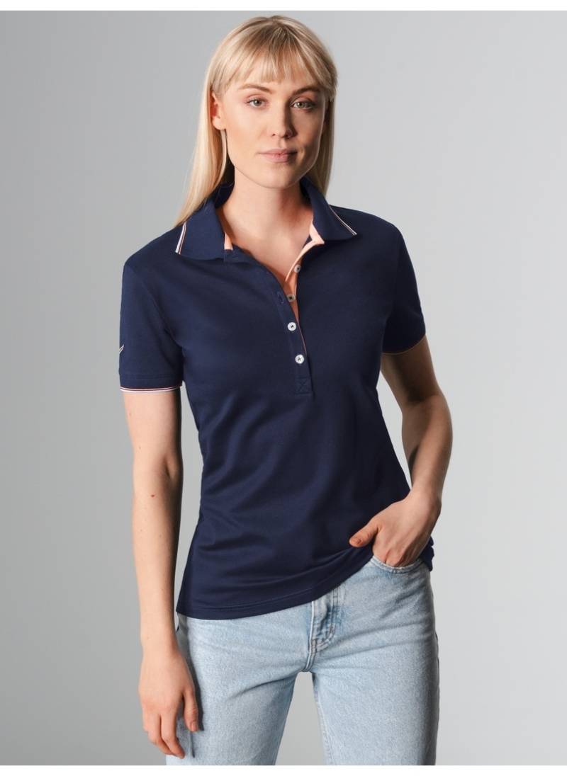 Trigema Poloshirt »TRIGEMA Slim Fit Poloshirt mit langer Knopfleiste« von Trigema