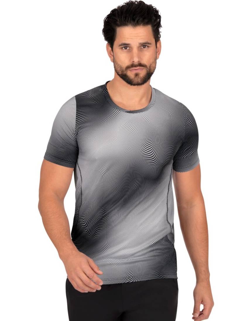 Trigema T-Shirt »TRIGEMA COOLMAX® Sportshirt mit modischem Druck« von Trigema