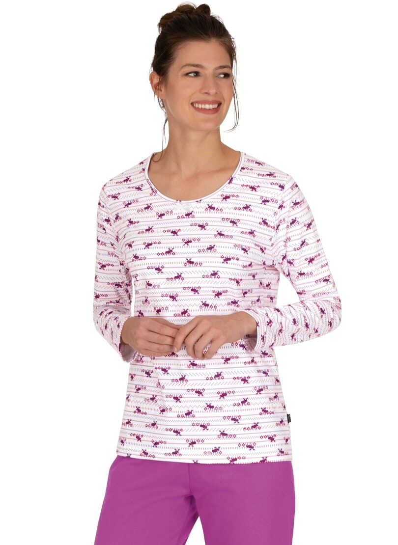 Trigema Schlafanzug »TRIGEMA Schlafshirt mit winterlichen Motiven«, (1 tlg.) Trigema Schlafanzug »TRIGEMA Schlafshirt mit winterlichen Motiven«, (1 tlg.) von Trigema