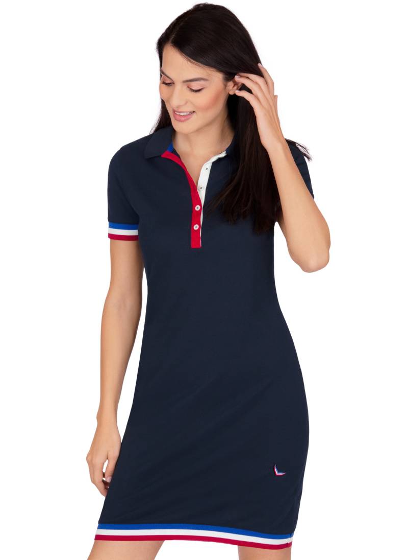 Trigema Jerseykleid »TRIGEMA Polokleid mit kontrastfarbigen Akzenten« von Trigema