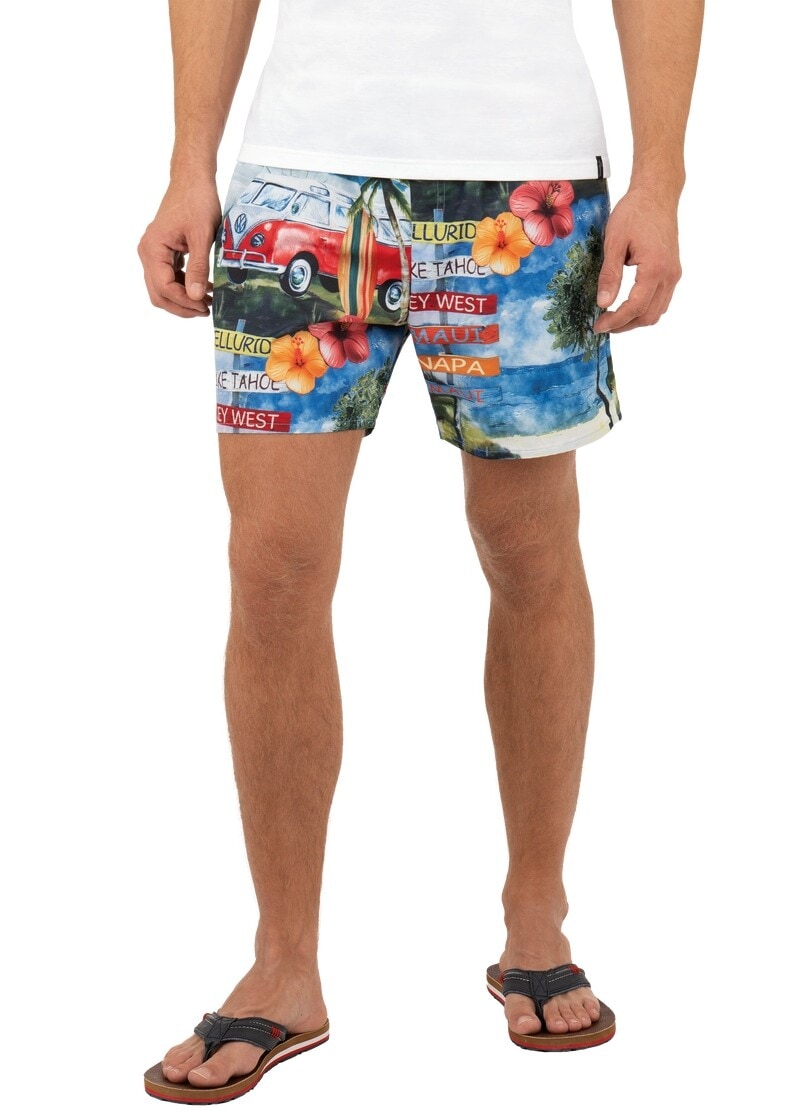 Trigema Shorts »TRIGEMA Bade-/Freizeitshorts mit Druckmotiv«, (1 tlg.) Trigema Shorts »TRIGEMA Bade-/Freizeitshorts mit Druckmotiv«, (1 tlg.) von Trigema