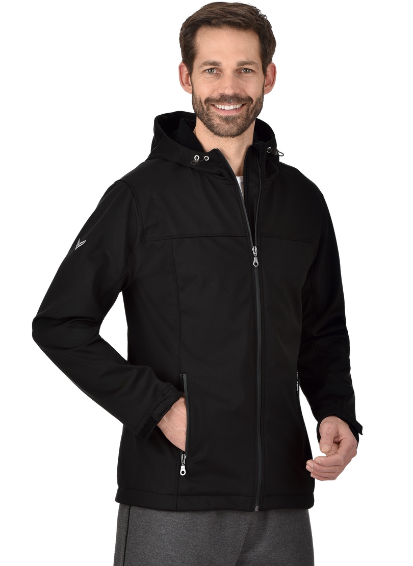 Trigema Softshelljacke »TRIGEMA Klassische Softshell–Kapuzenjacke«, (1 St.) von Trigema